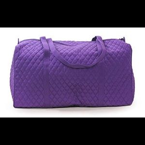 Large Vera Bradley Duffel -Elderberry